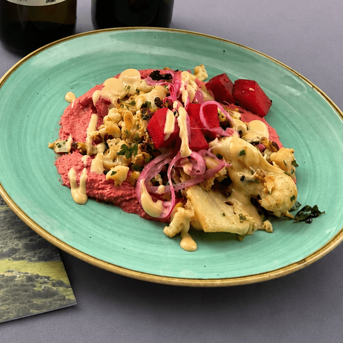 Weinkostladen: Gerösteter Blumenkohl